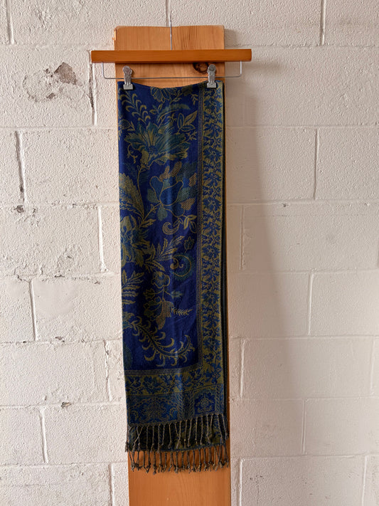 Large Paisley Fringe Scarf / Wrap