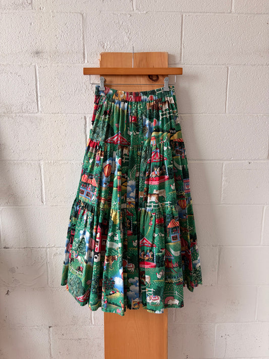 Handmade County Fair Skirt : S/M