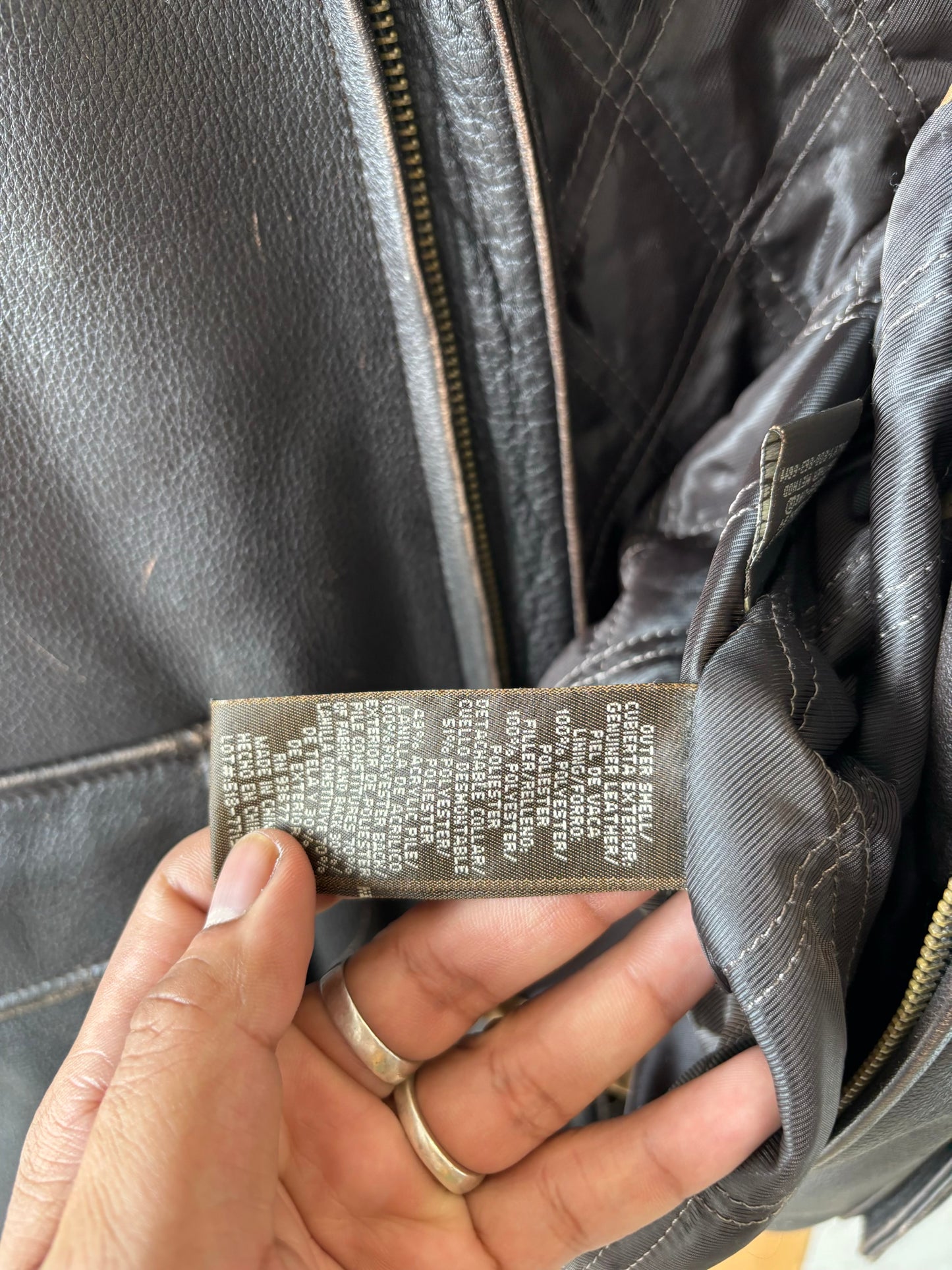 St. John’s Bay Leather Jacket : XL (Local Pickup Only)