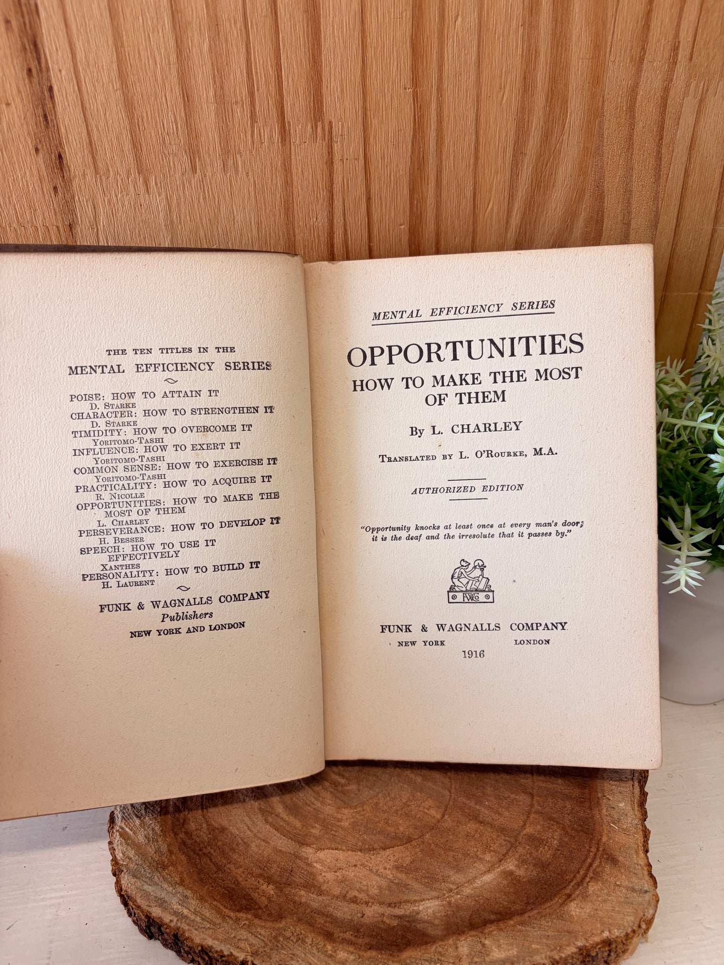 Vtg Opportunities Book