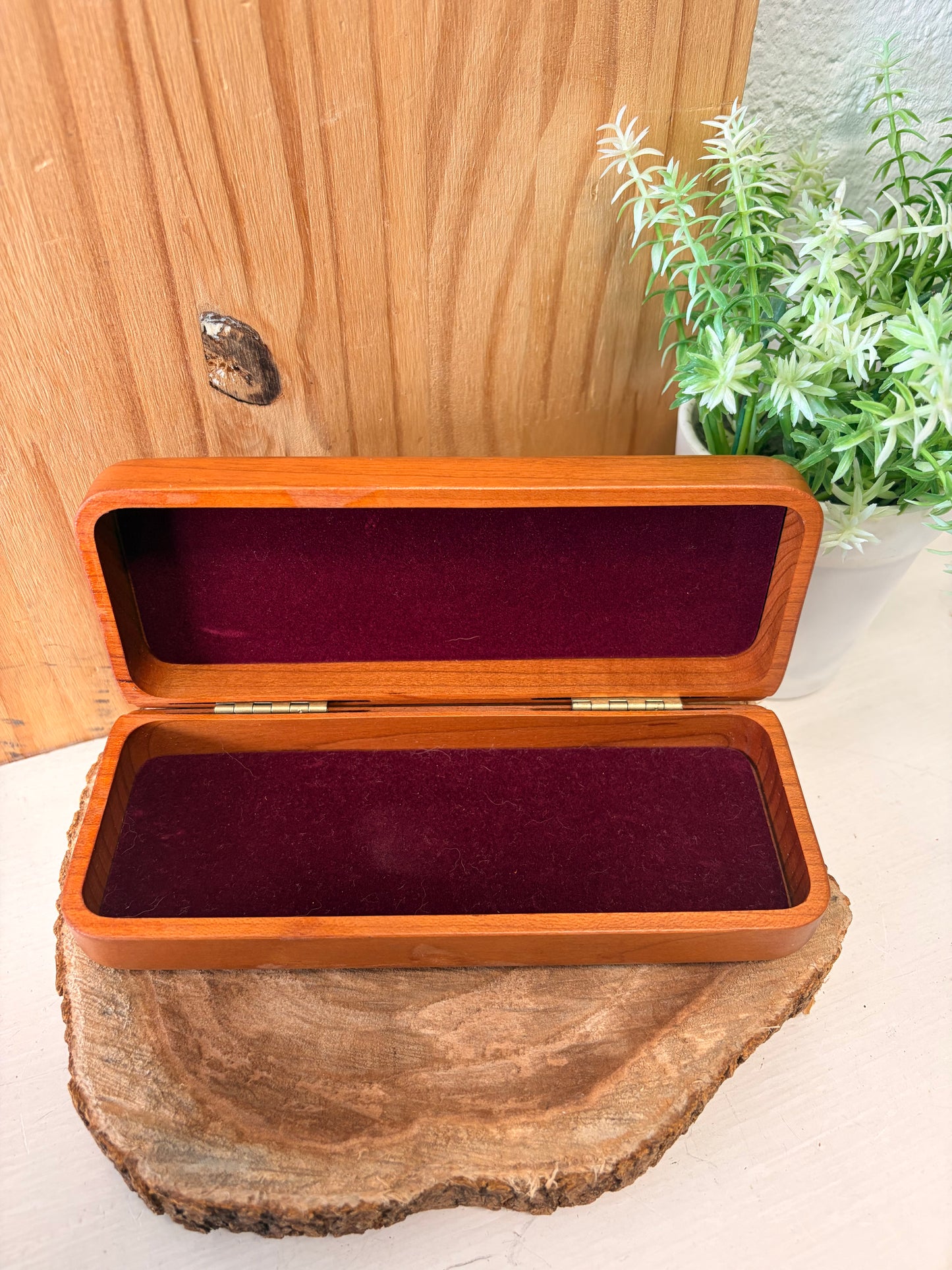 Raccoon Carved Wooden Case