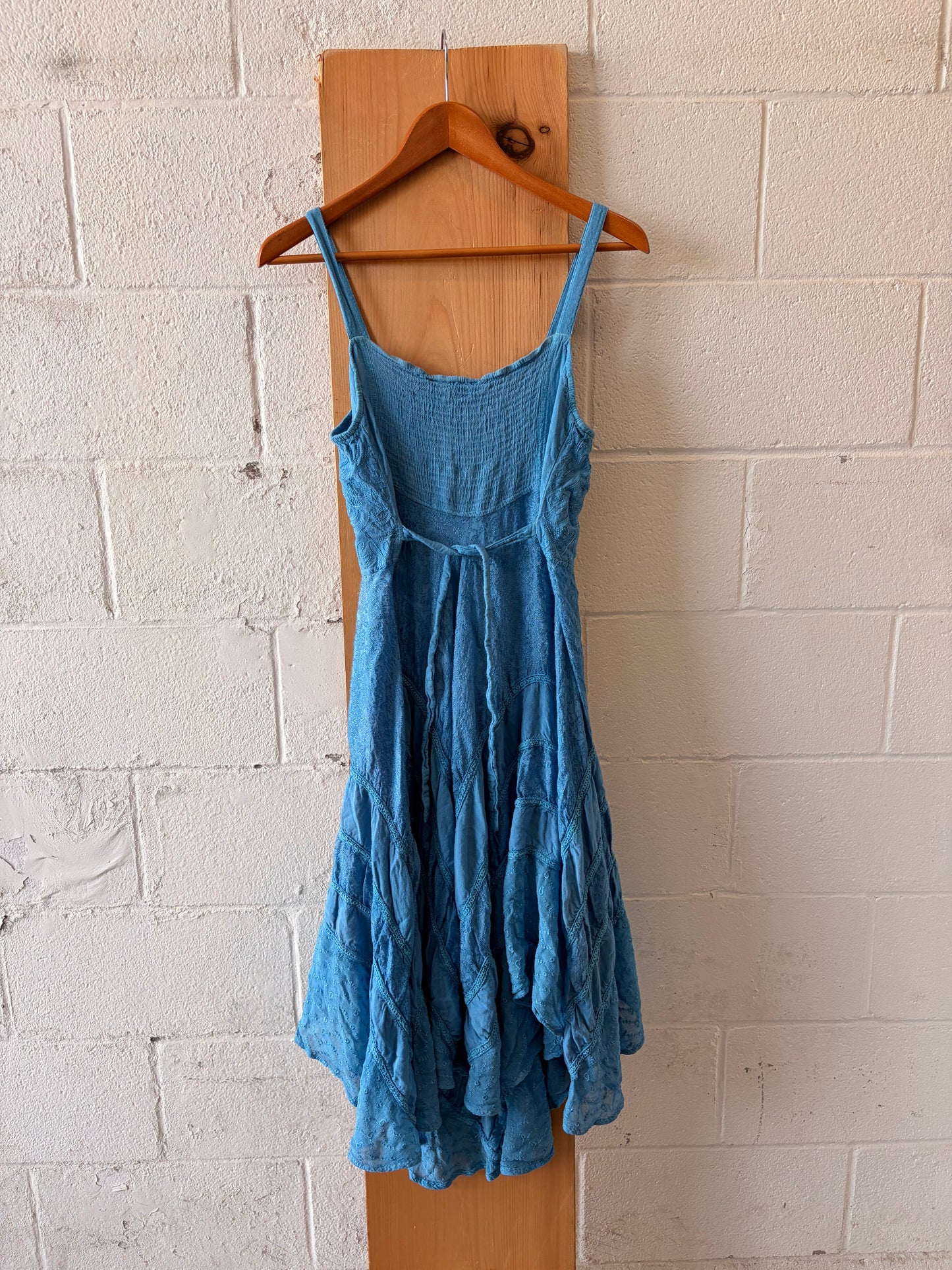 Blue Boho Dress : Free Size