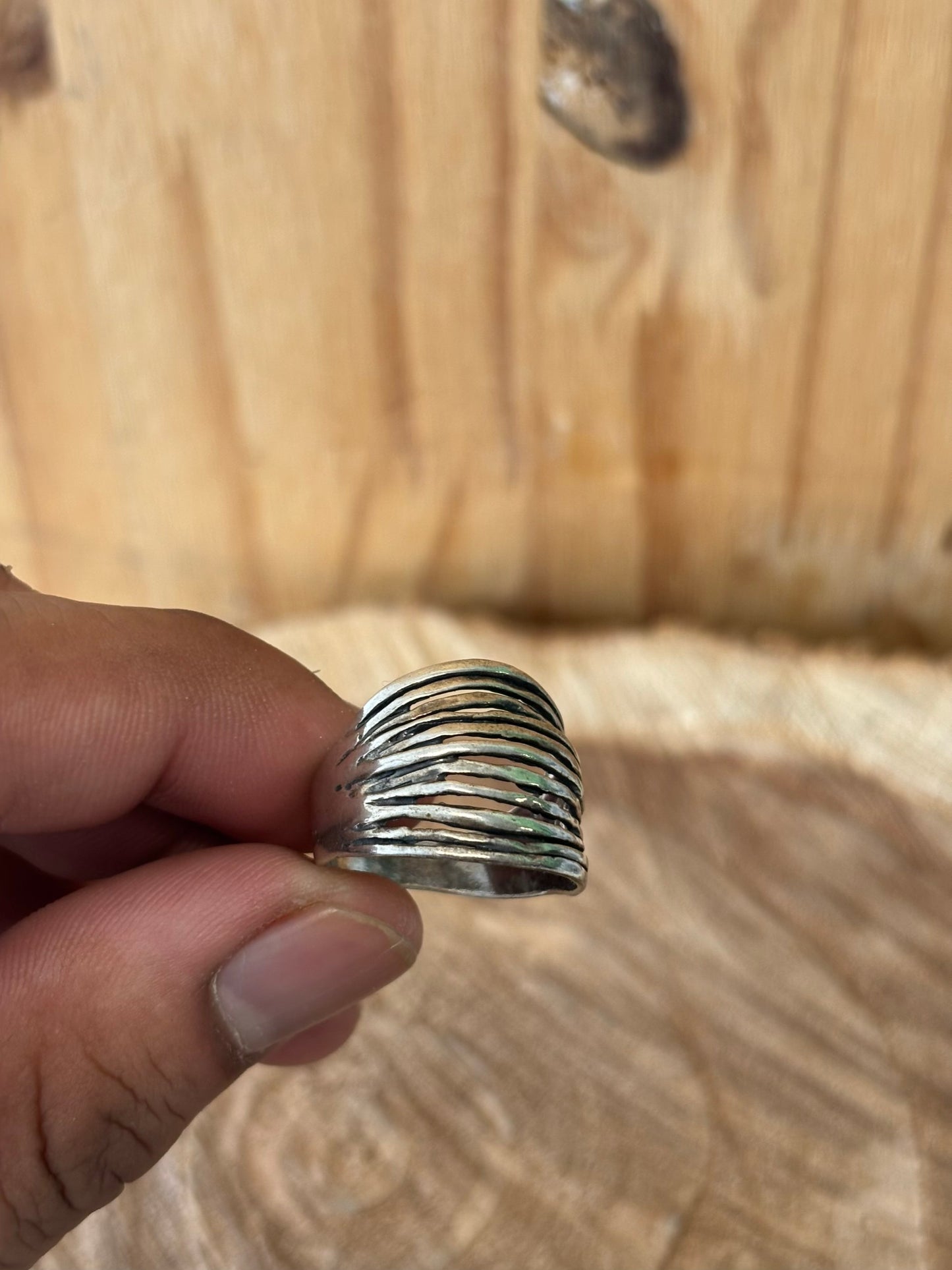 Sterling Silver Multi-Band Ring : 7.5
