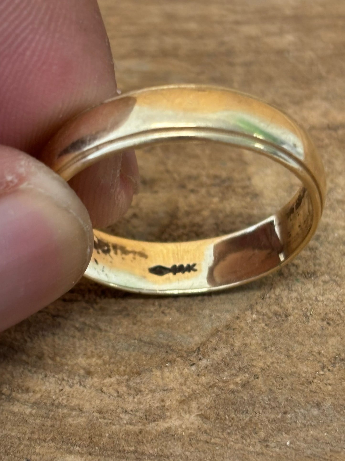 14K Gold Wedding Band : Size 11.5