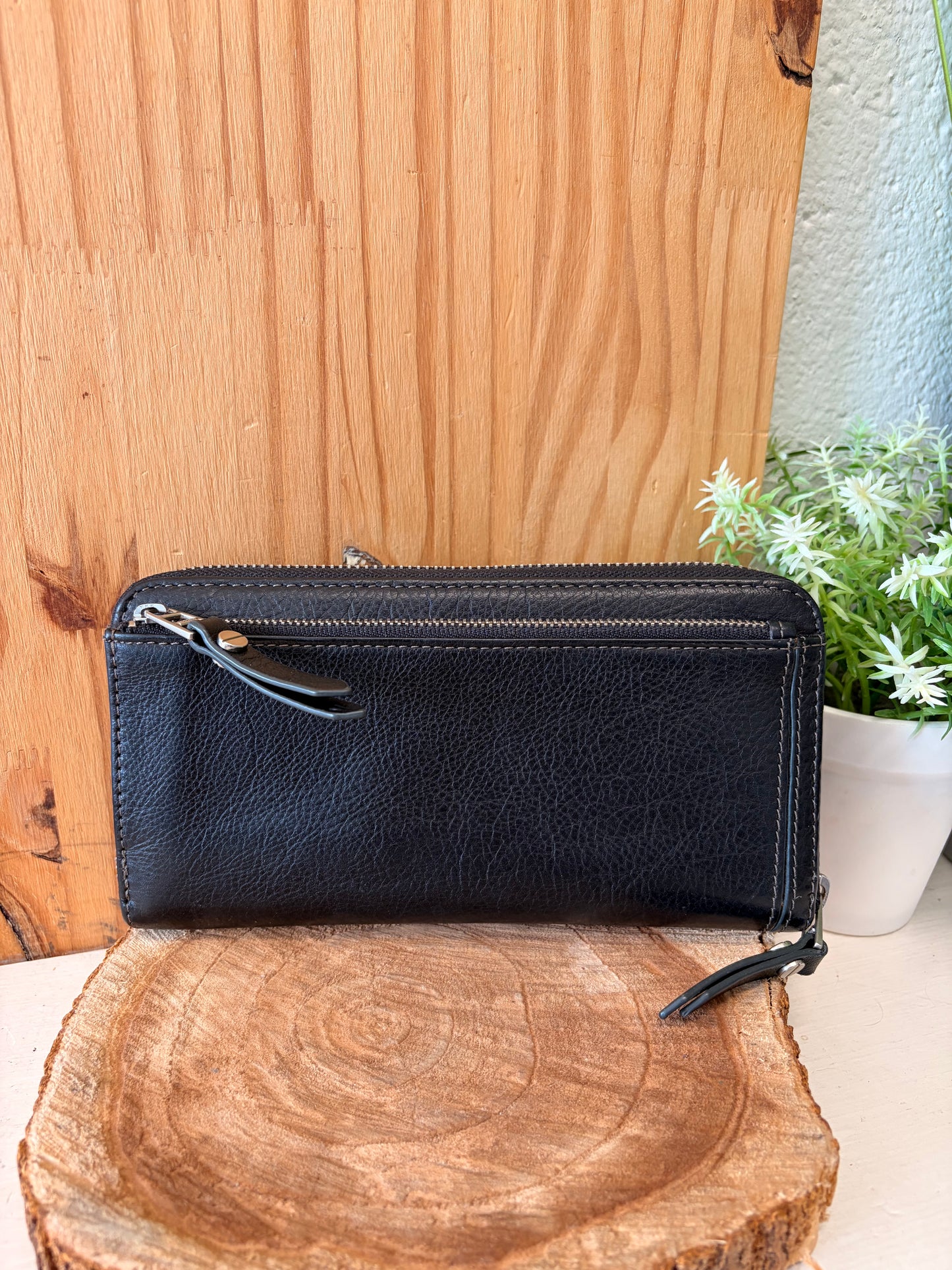 Black Fossil Wallet