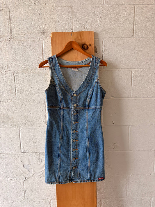 Vtg Bongo Denim Dress : 11