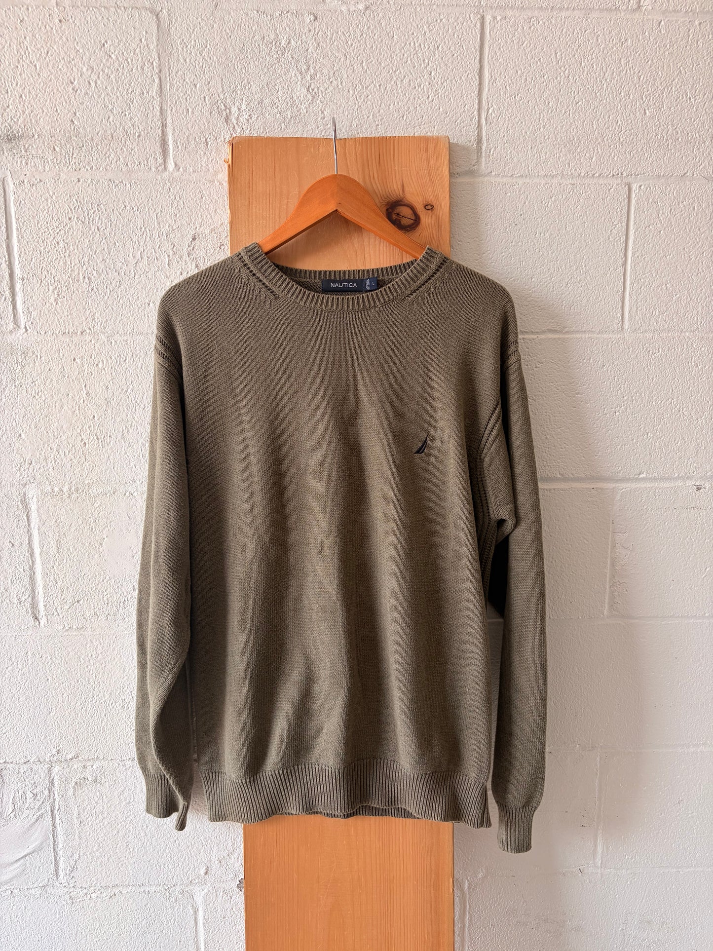 Olive Nautica Sweater : L
