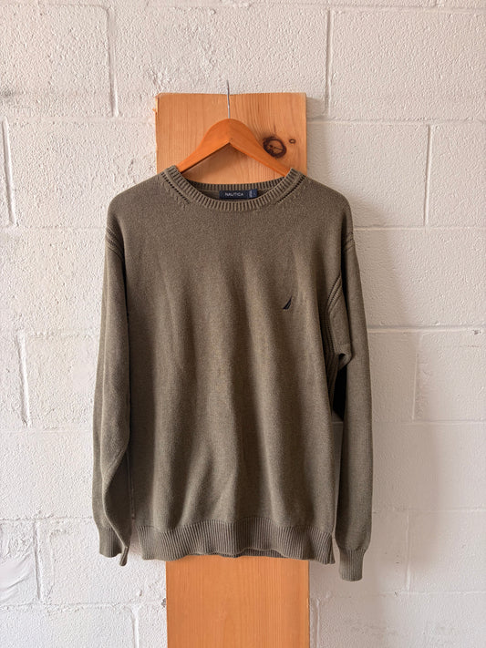 Olive Nautica Sweater : L