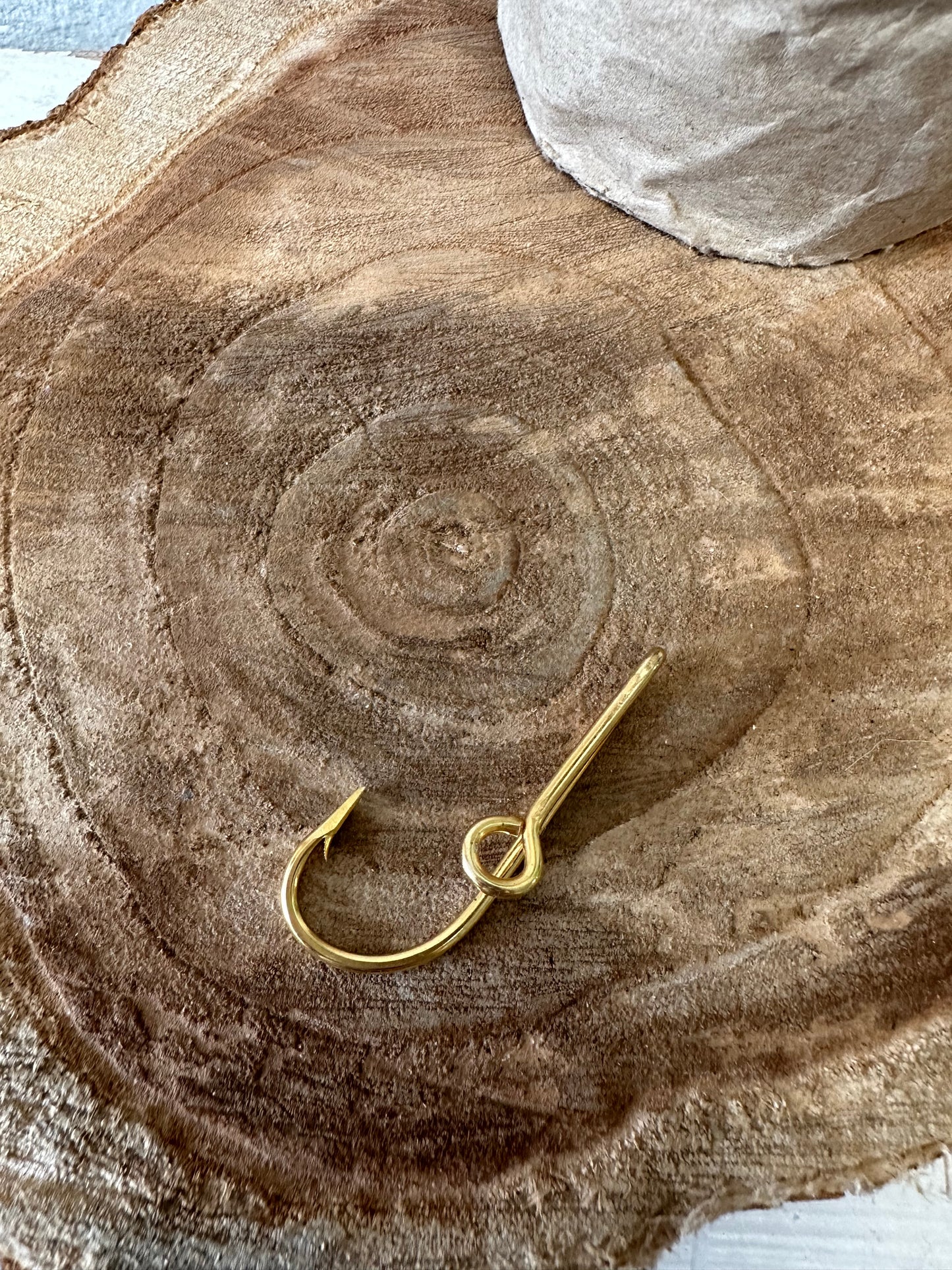 Fish Hook Hat/Tie Clasp