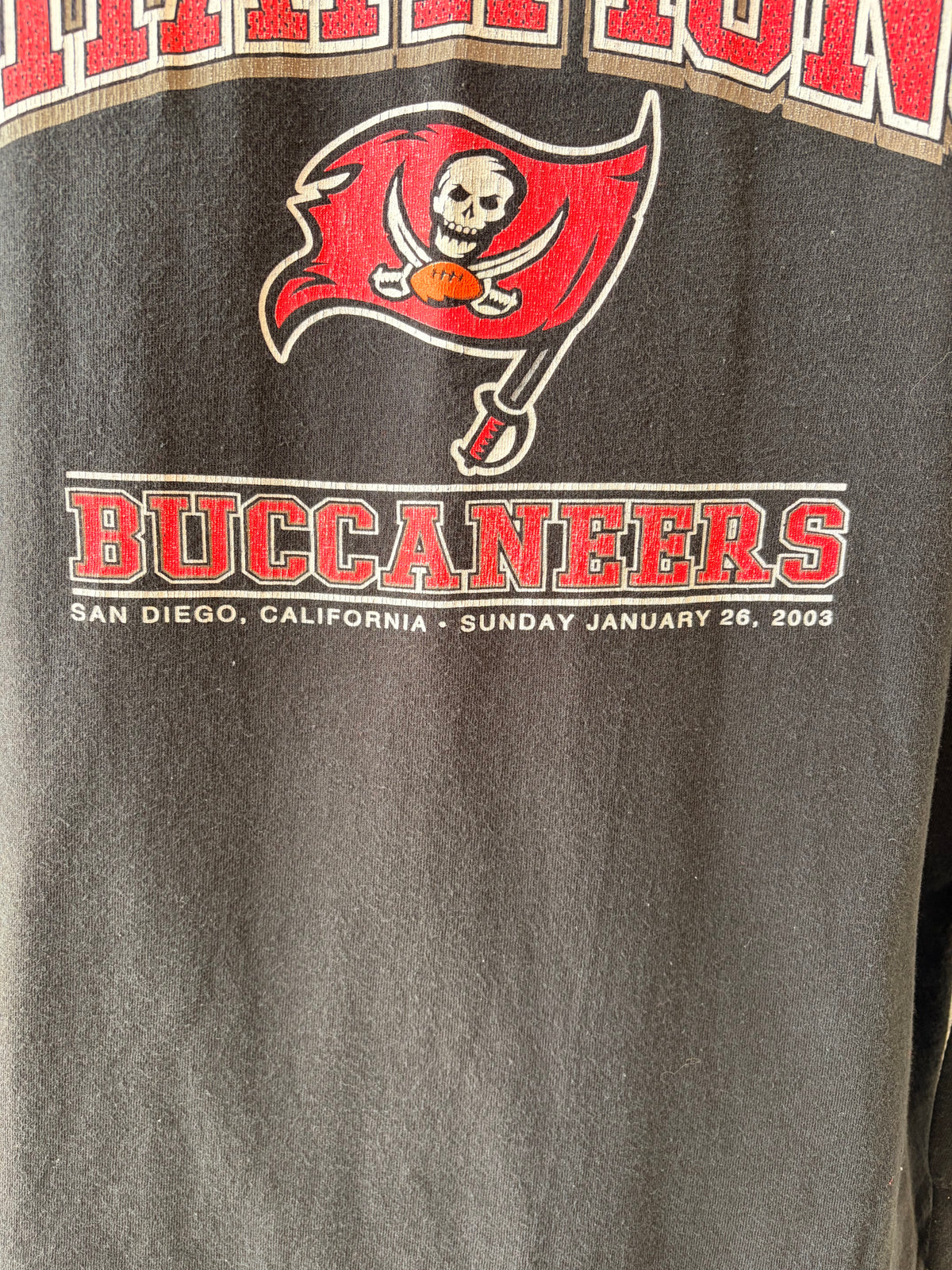 2003 Buccaneers Super Bowl Long Sleeve : XL