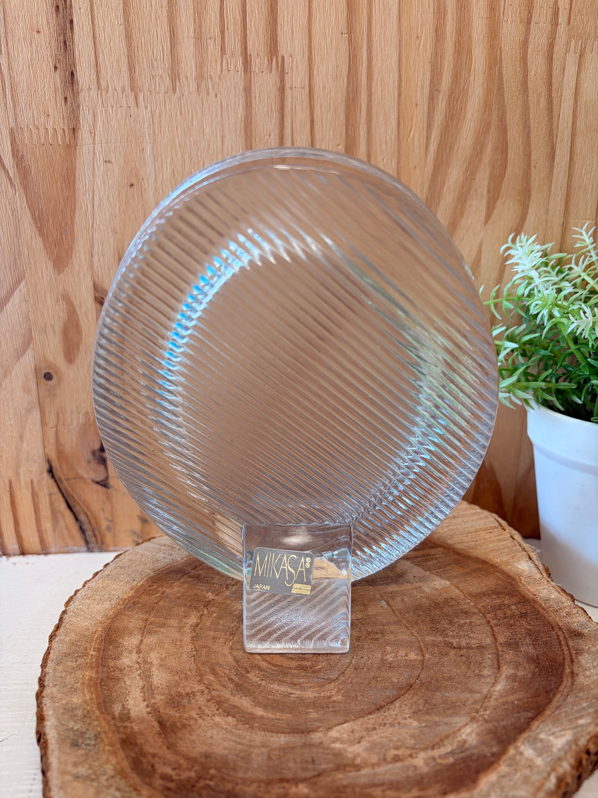 Vtg Mikasa Clear Glass Frame (Local Pick Up Only)