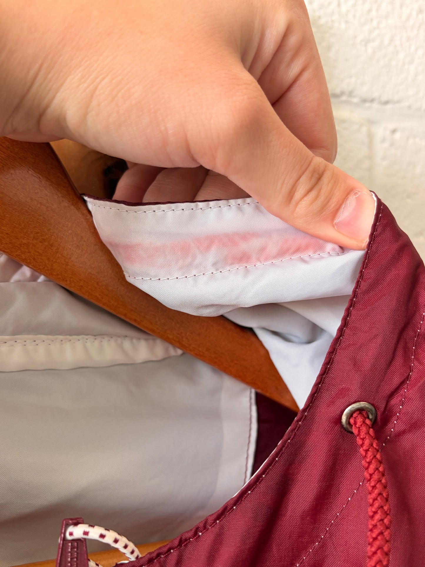 Vtg Hooded Arkansas Windbreaker : XXL