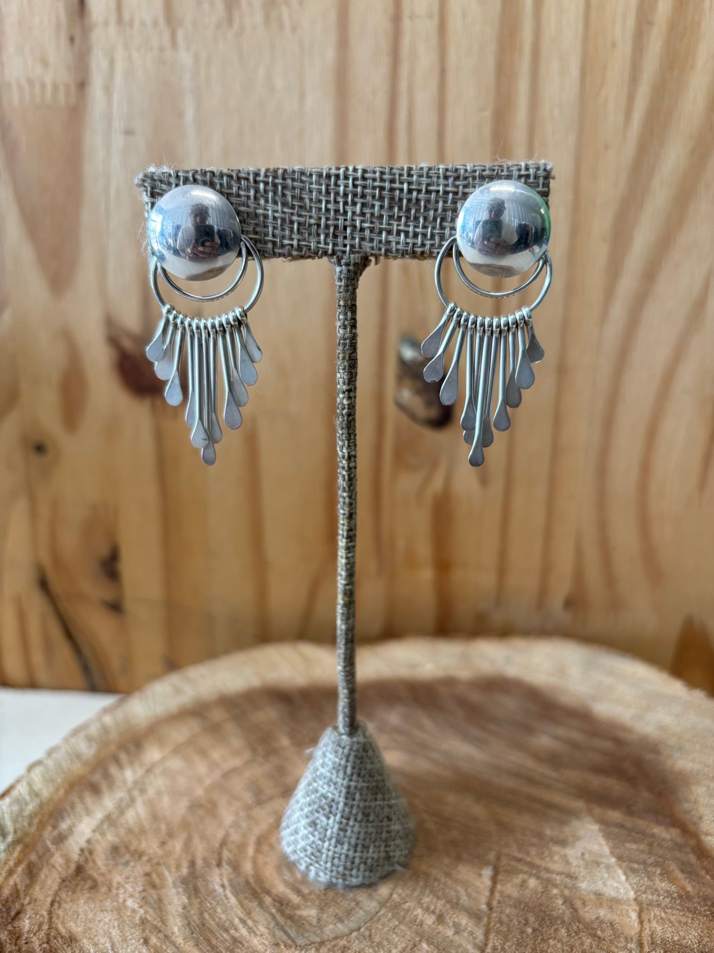 Sterling Silver Chandelier Dangle Earrings