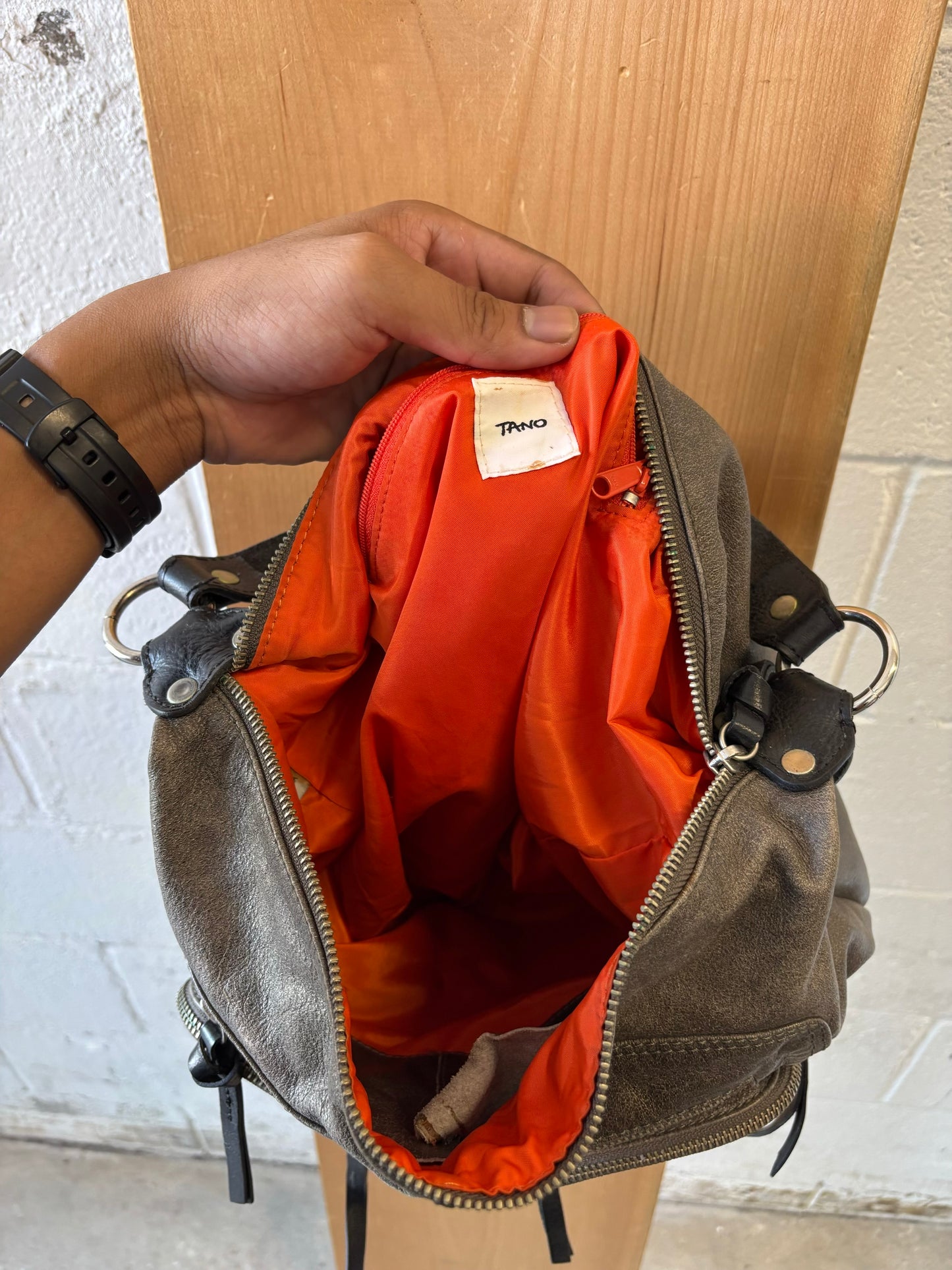 Gray Tano Hobo Bag
