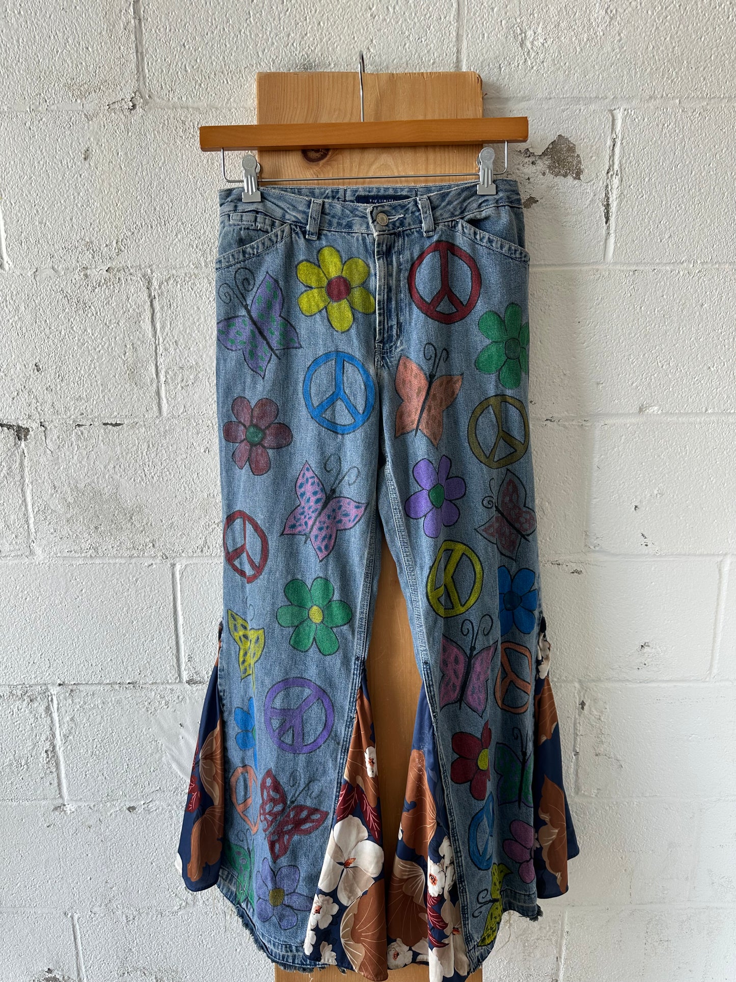 Reworked Flower Power Jeans : 6