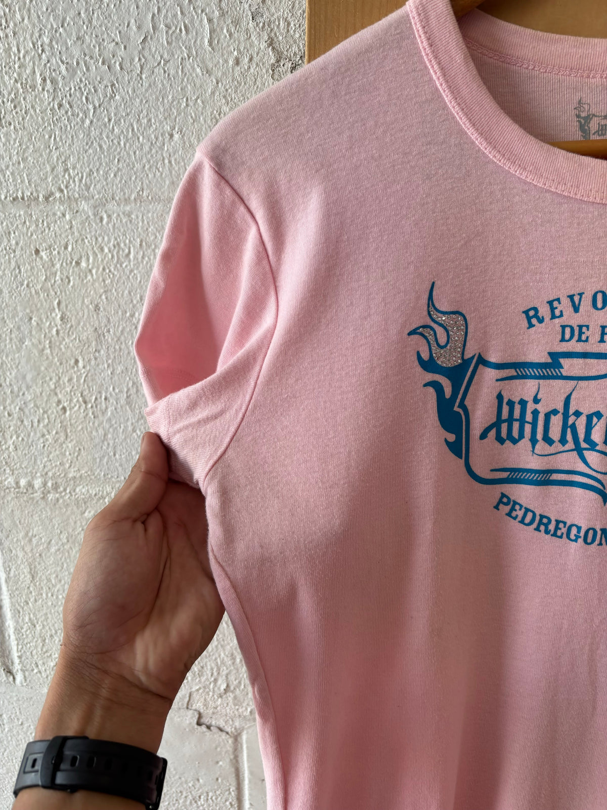 Y2K Pink Wicked Quick Racing Tee : L
