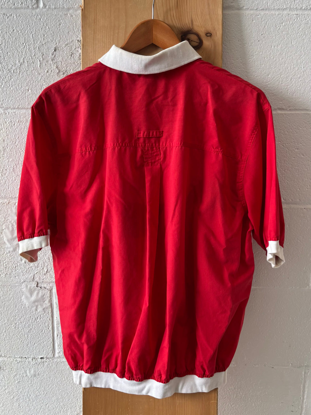 Vtg Short Sleeve Polo : L