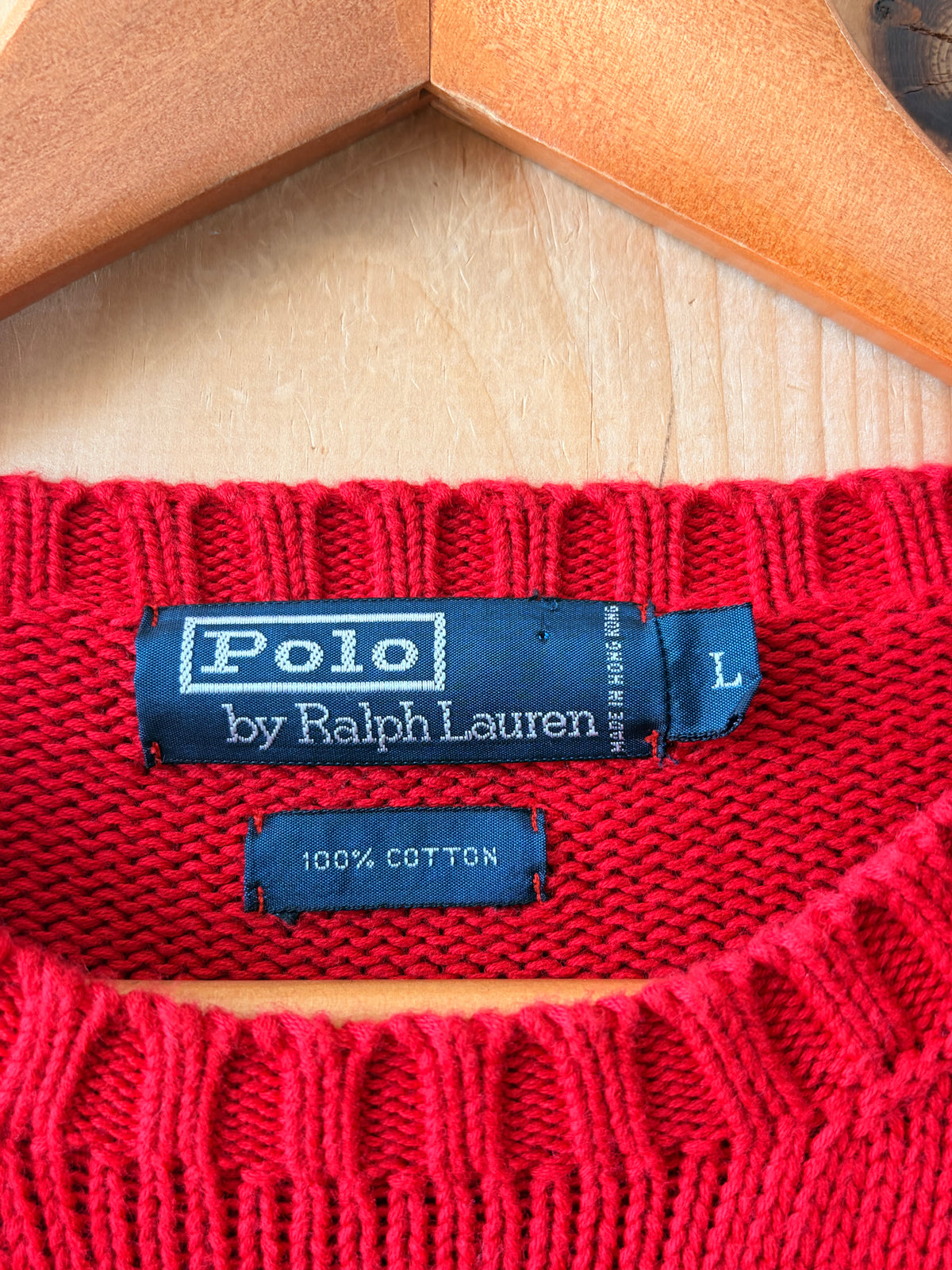 Red Polo Ralph Lauren Sweater : L