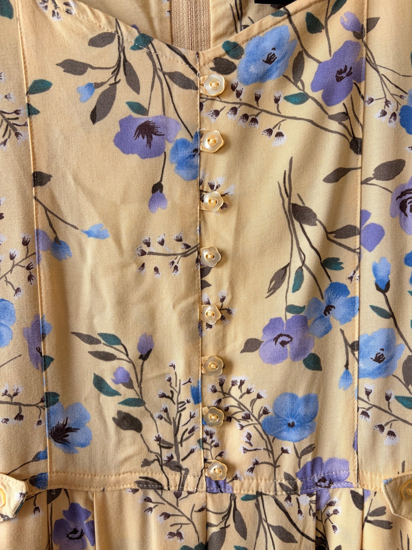Floral Yellow Dress : S
