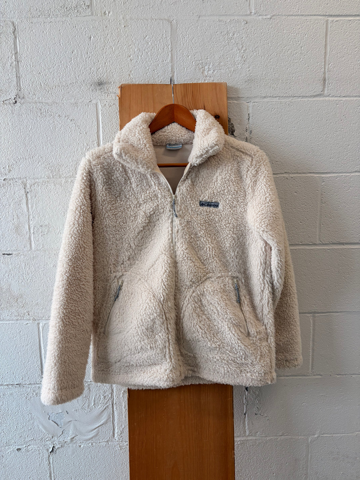 Cream Columbia Sherpa Jacket : S