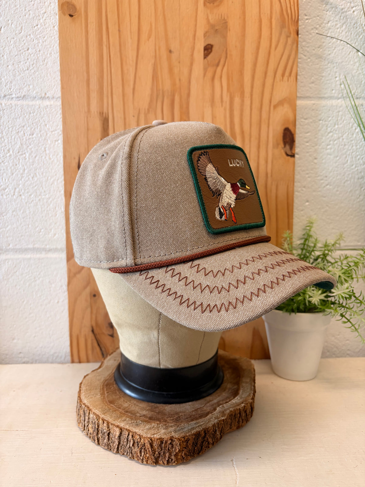 Goorin Bros Limited Edition Lucky Duck Canvas Hat
