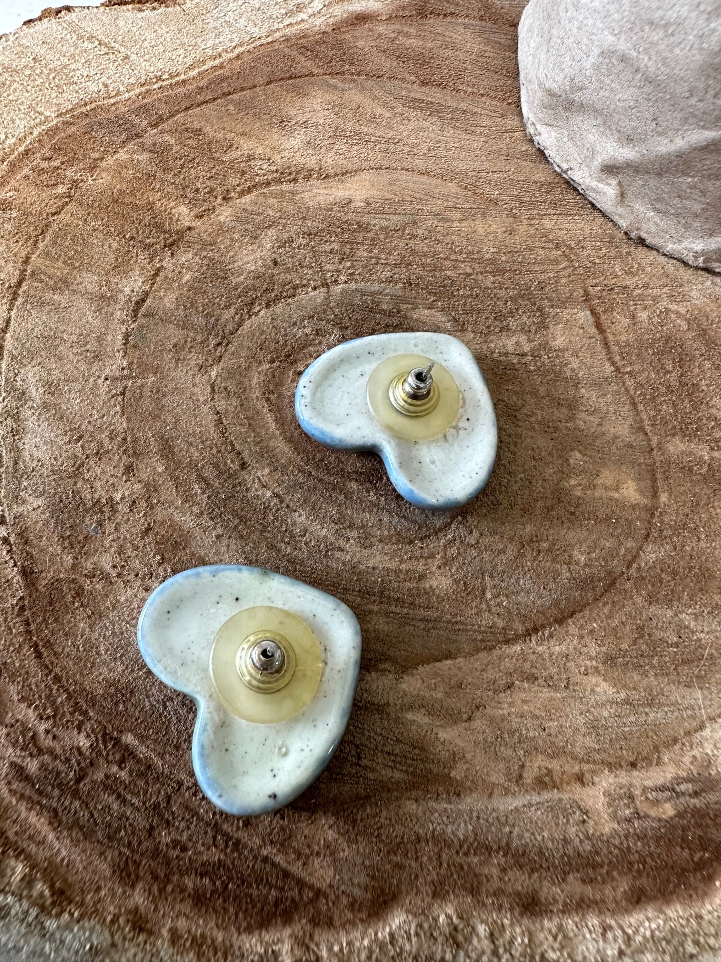Cute Glazed Heart Earrings