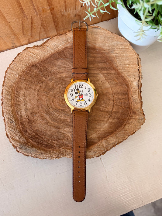Vtg Lorus Mickey Watch (Untested - As Is)