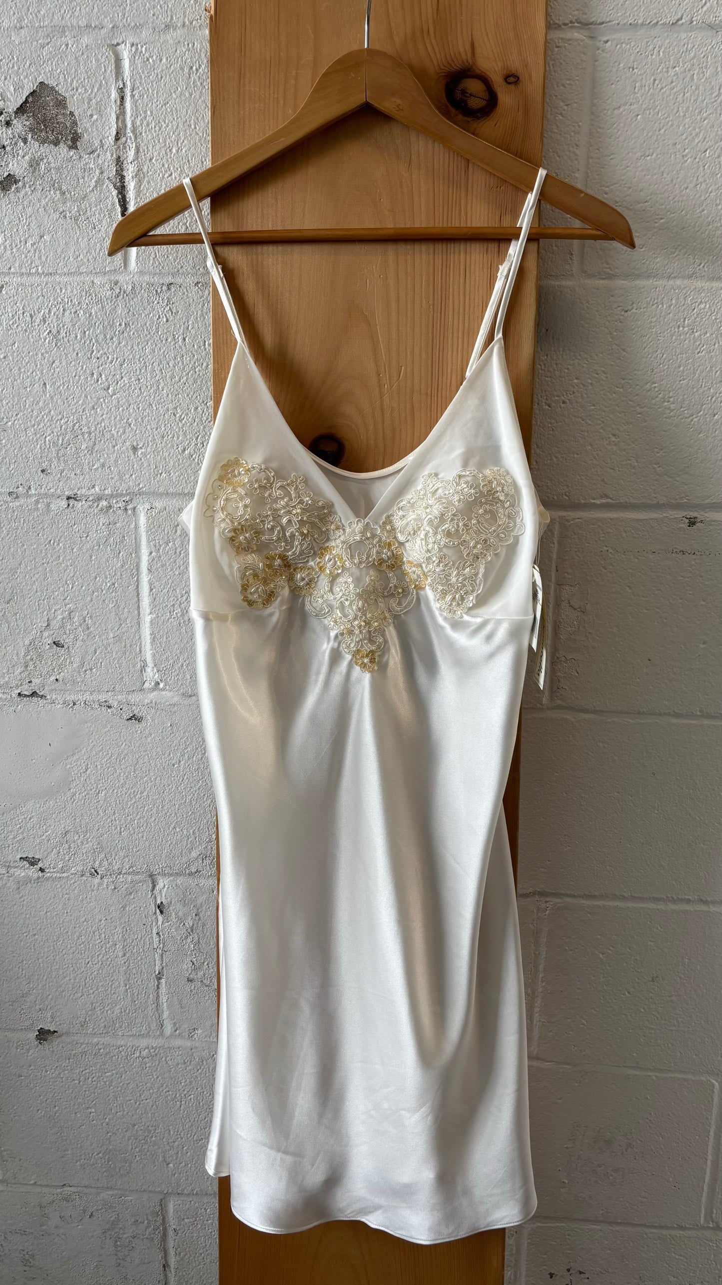 NWT White Slip Dress : XL