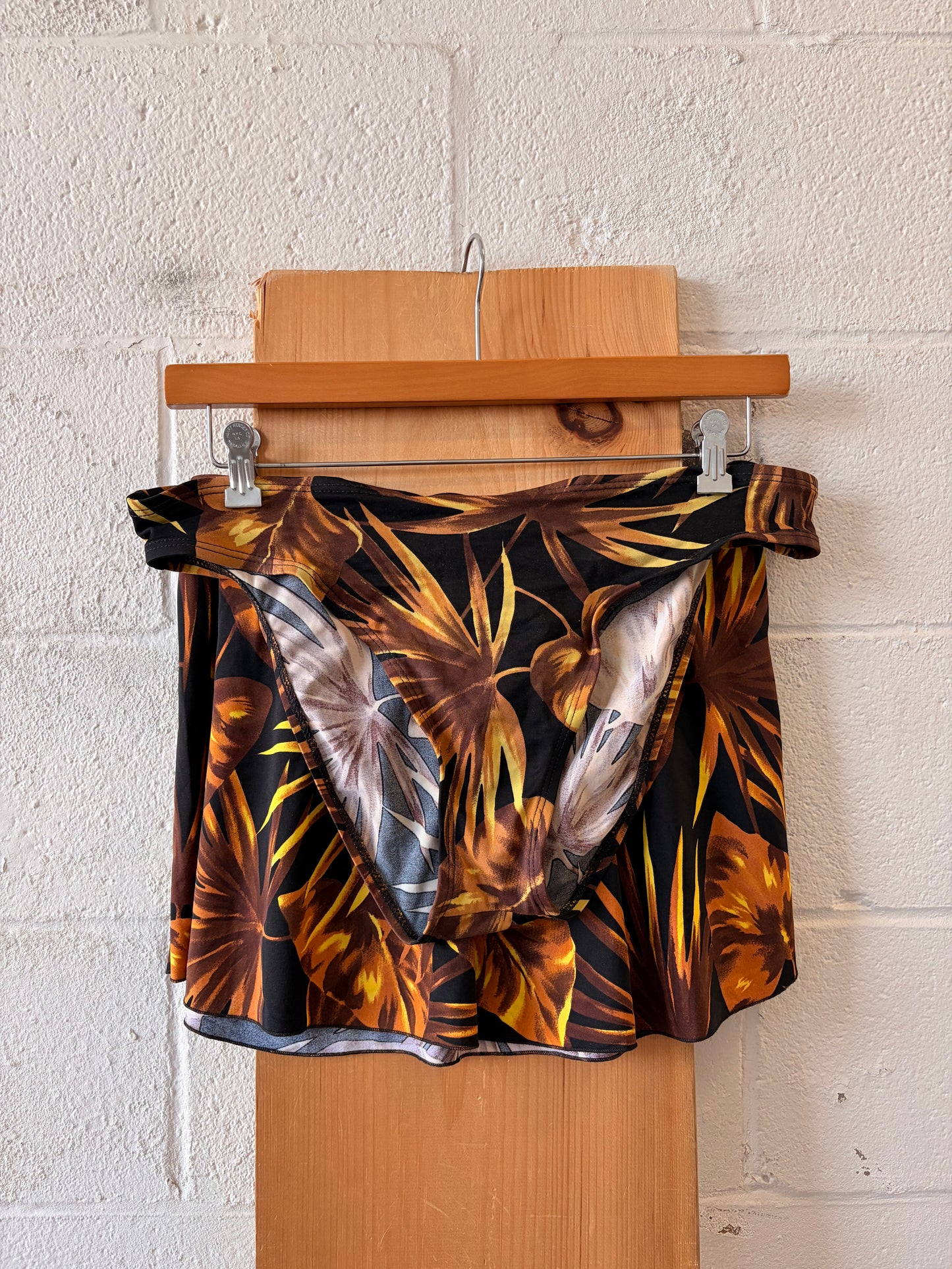 Vtg Neutral Floral Bikini Set : 14/L