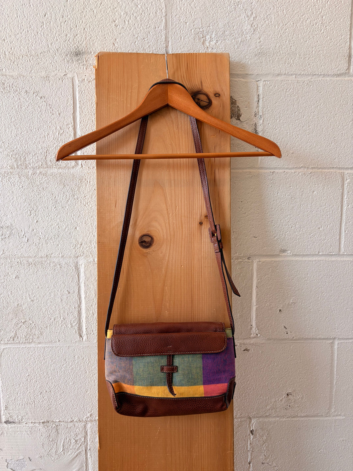 Colorful Plaid Crossbody