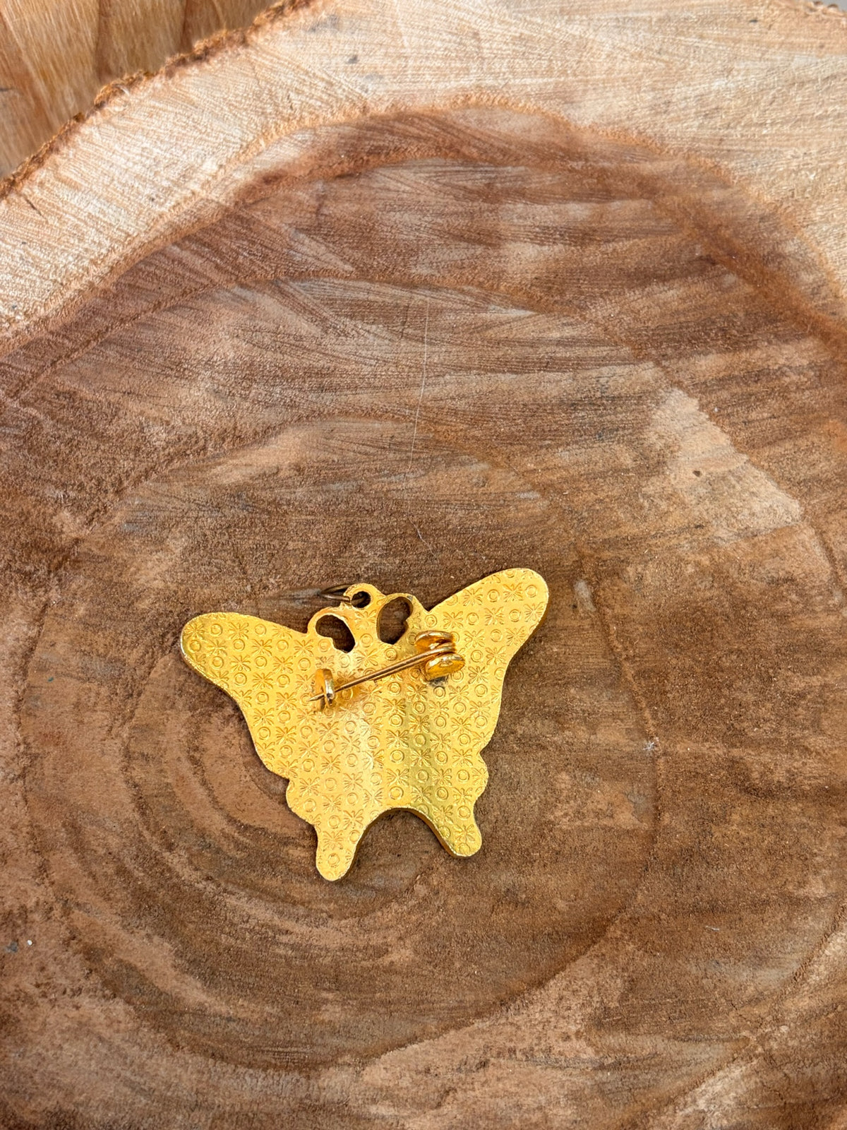 Colorful Butterfly Pin / Pendant