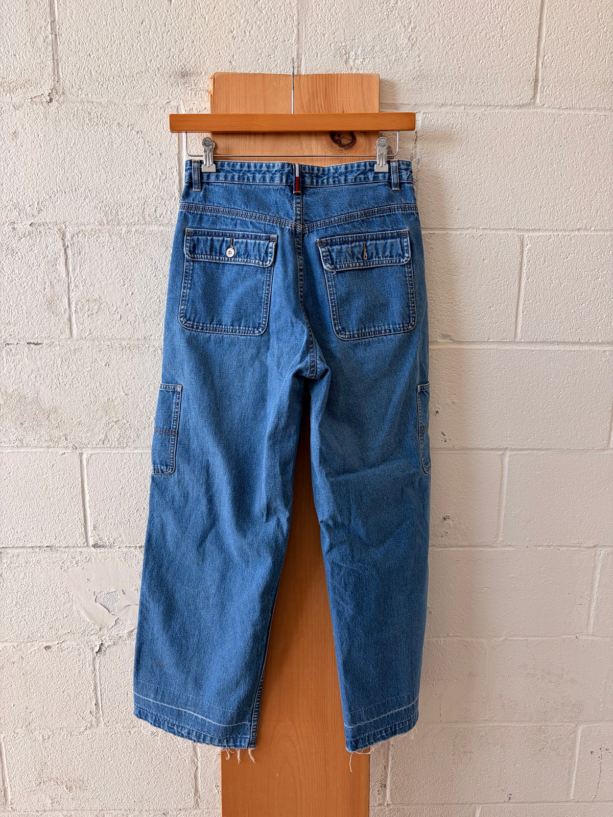 Vtg Tommy Hilfiger Cargo Jeans : 10