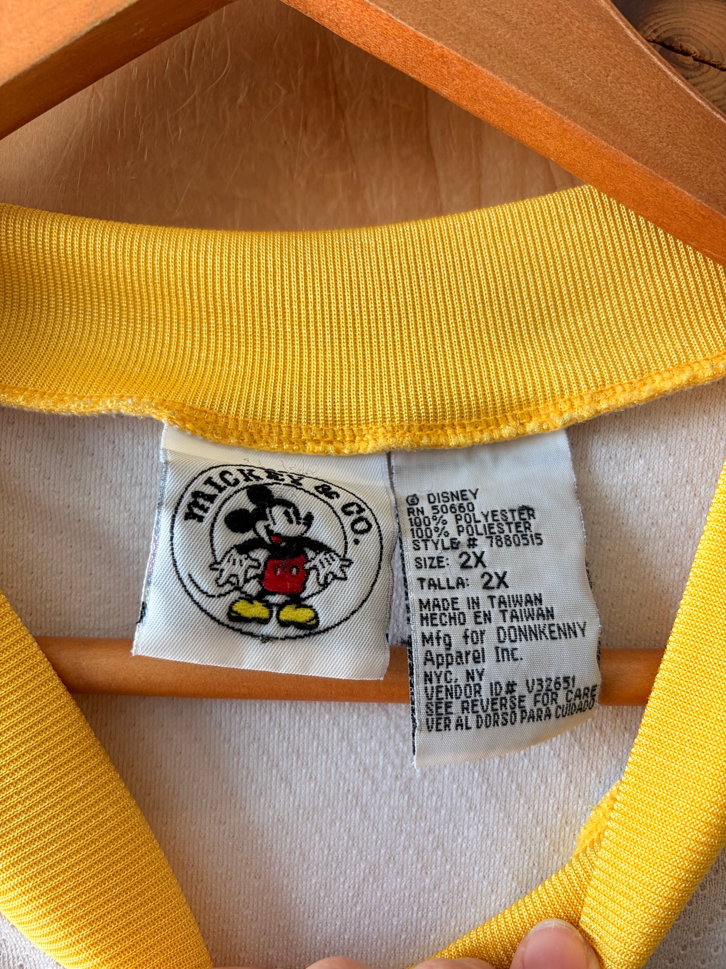 Vtg Mickey Innovative Jersey : 2X