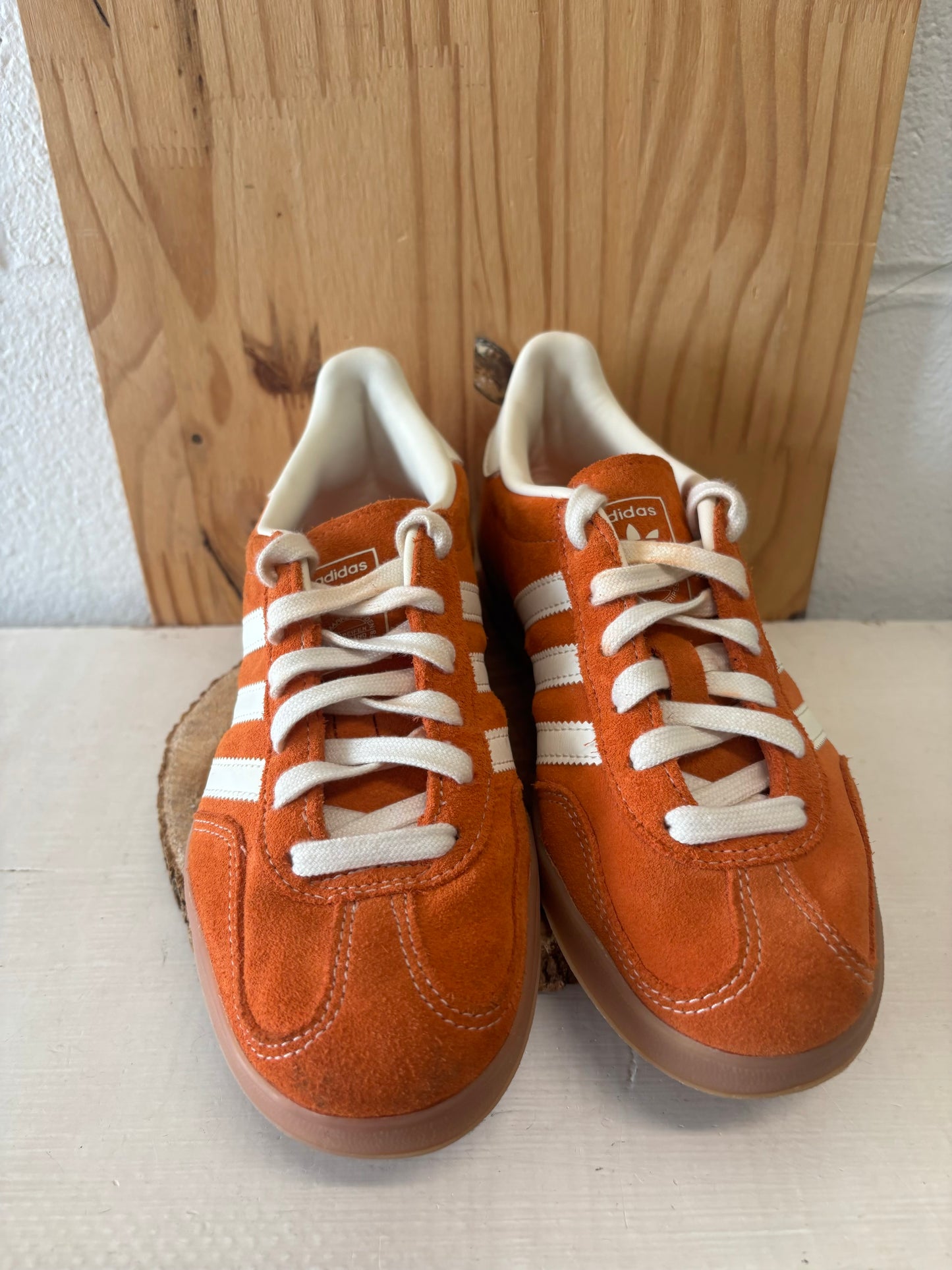 Orange Adidas Gazelles : 5.5 Men’s