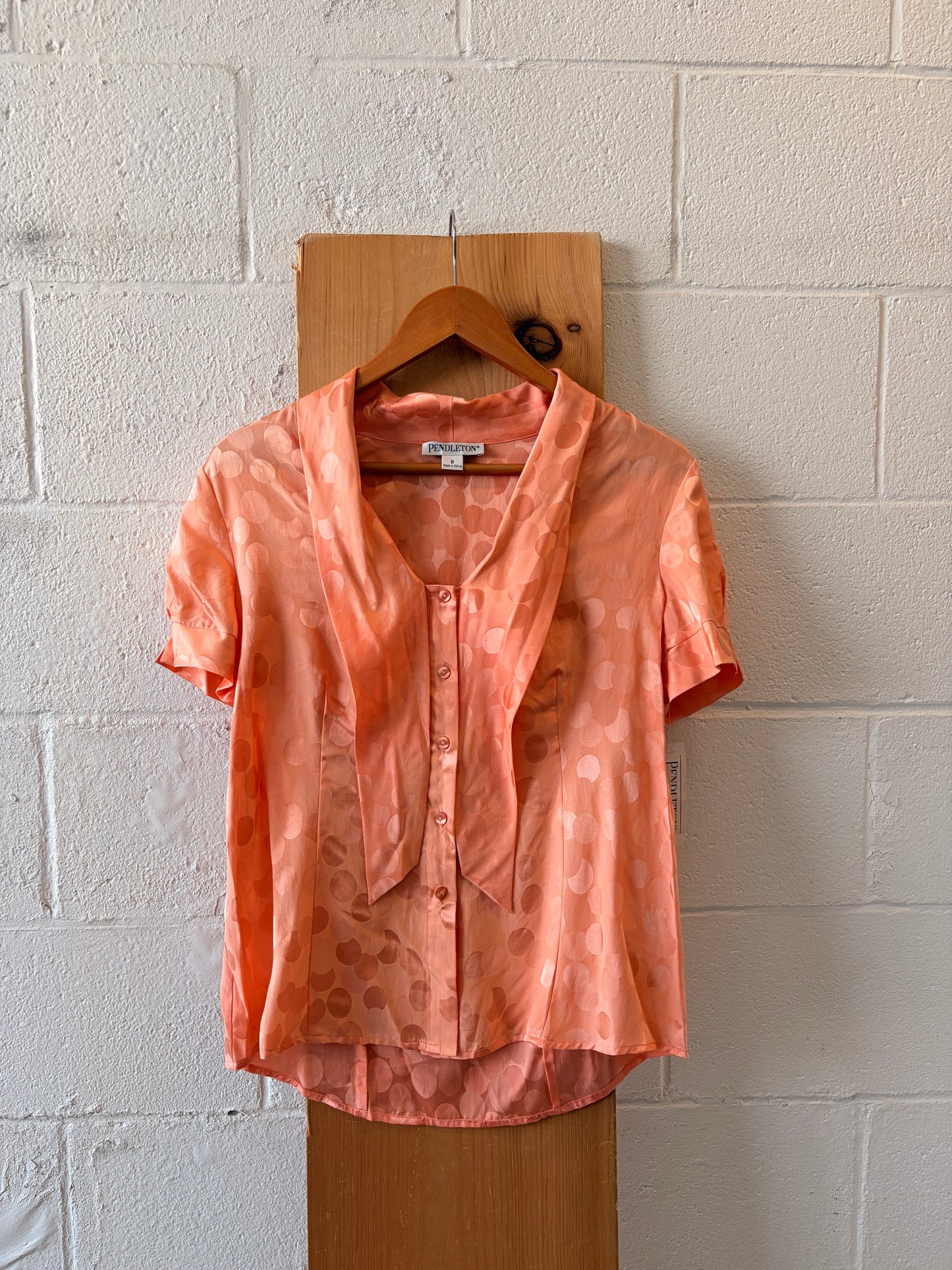 Peach Pendleton Blouse : 8