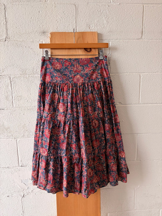 Tiered Floral Skirt : 6