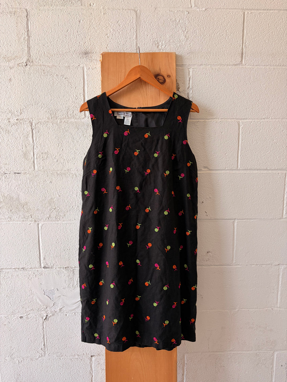 Floral Embroidered Patchwork Dress : 16
