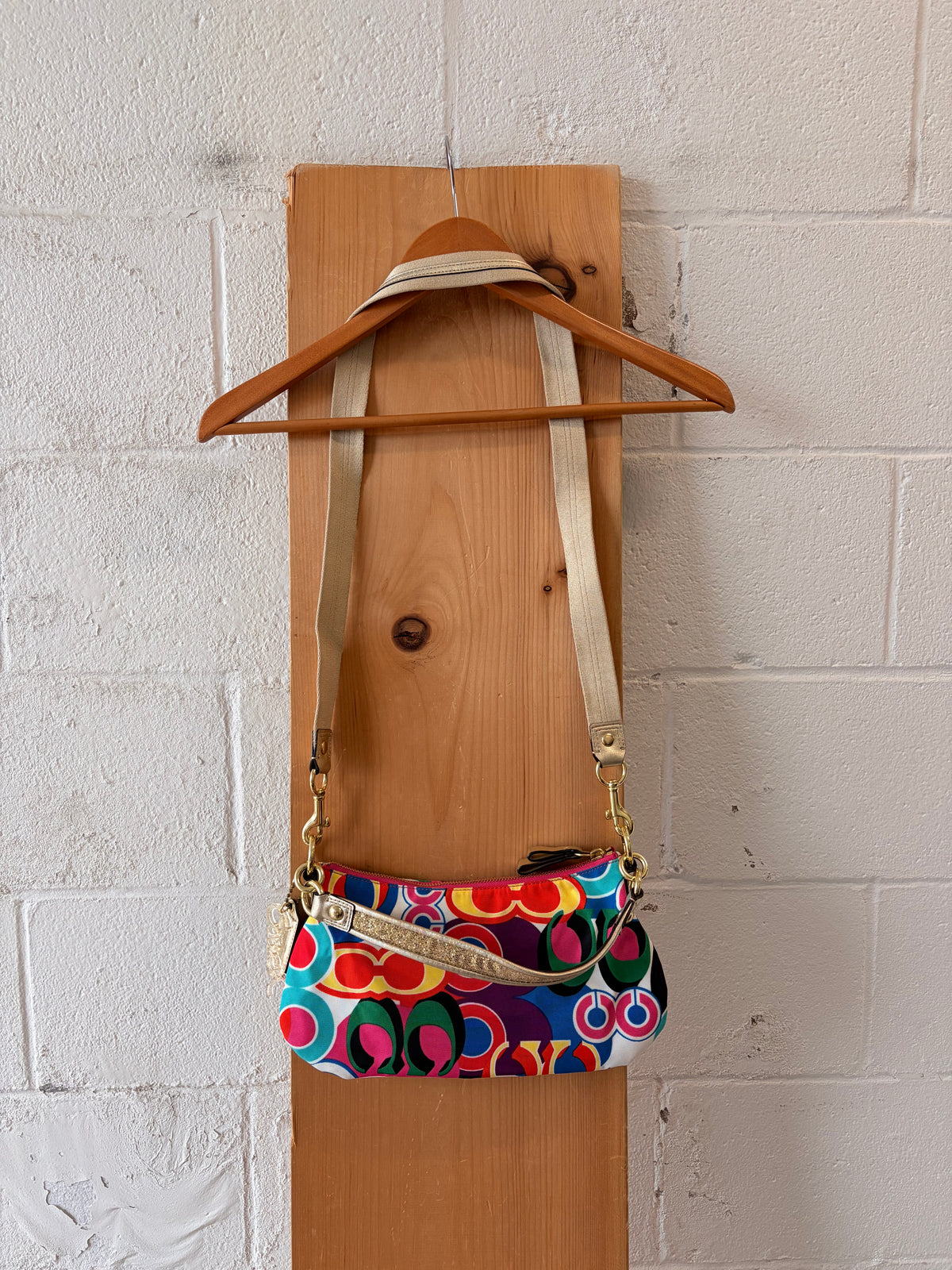 Bright Coach Poppy Bag