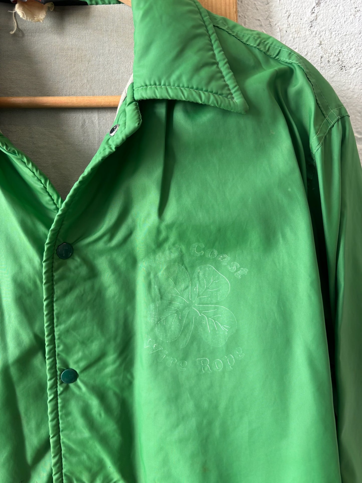 Vtg Faded Green Jacket : M
