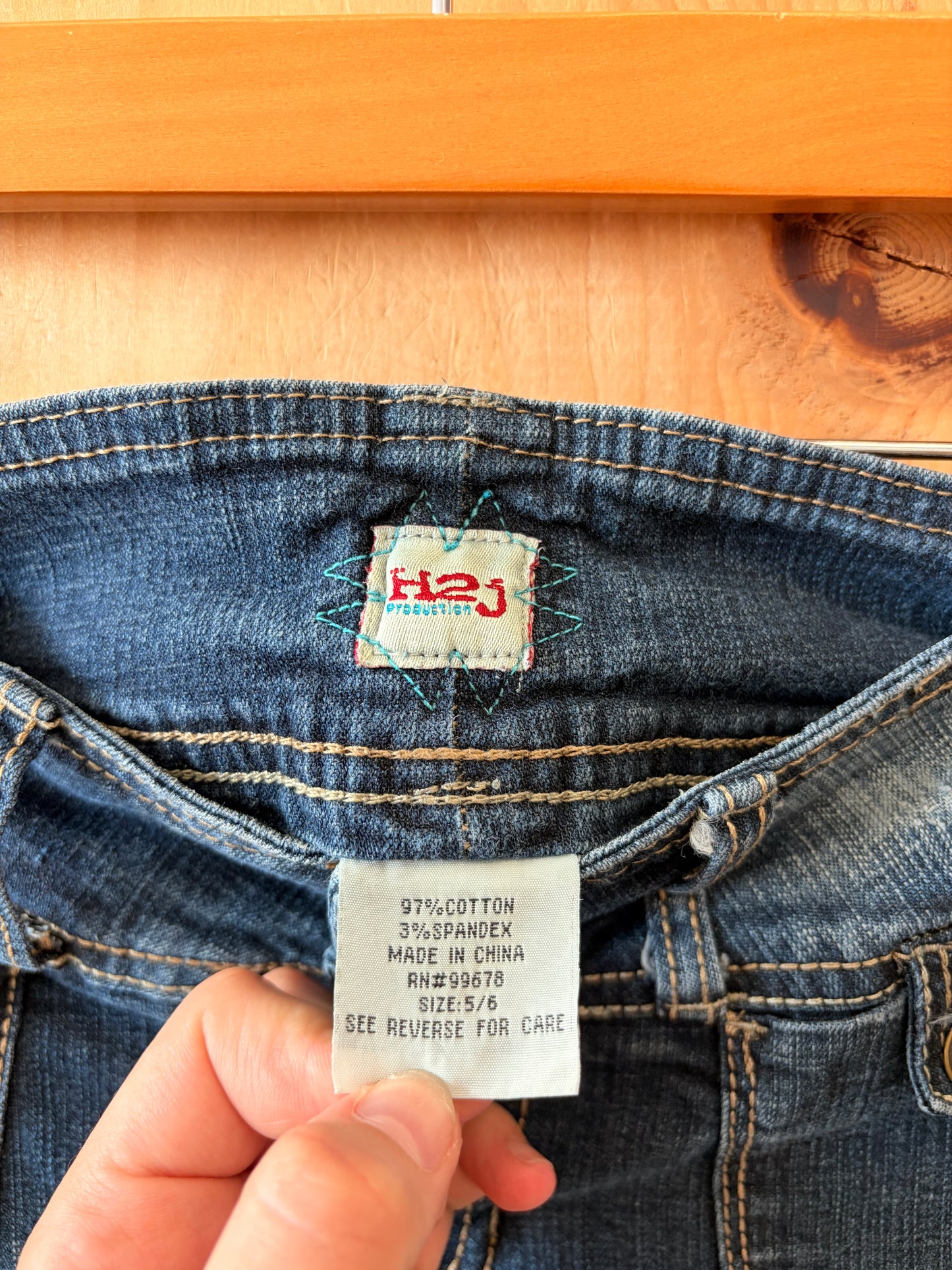 Y2K Dark Wash H2J Jeans : 5/6