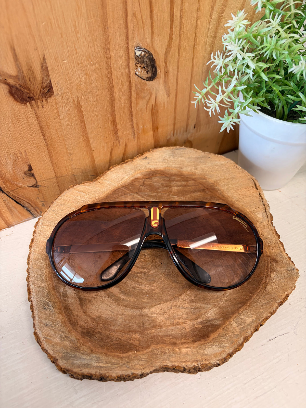 Vtg Carrera C Vision 400 Aviator Sunglasses (Local Pick Up Only)