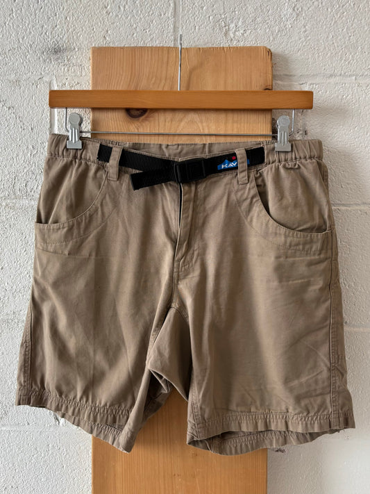 Brown Kavu Belted Shorts : S