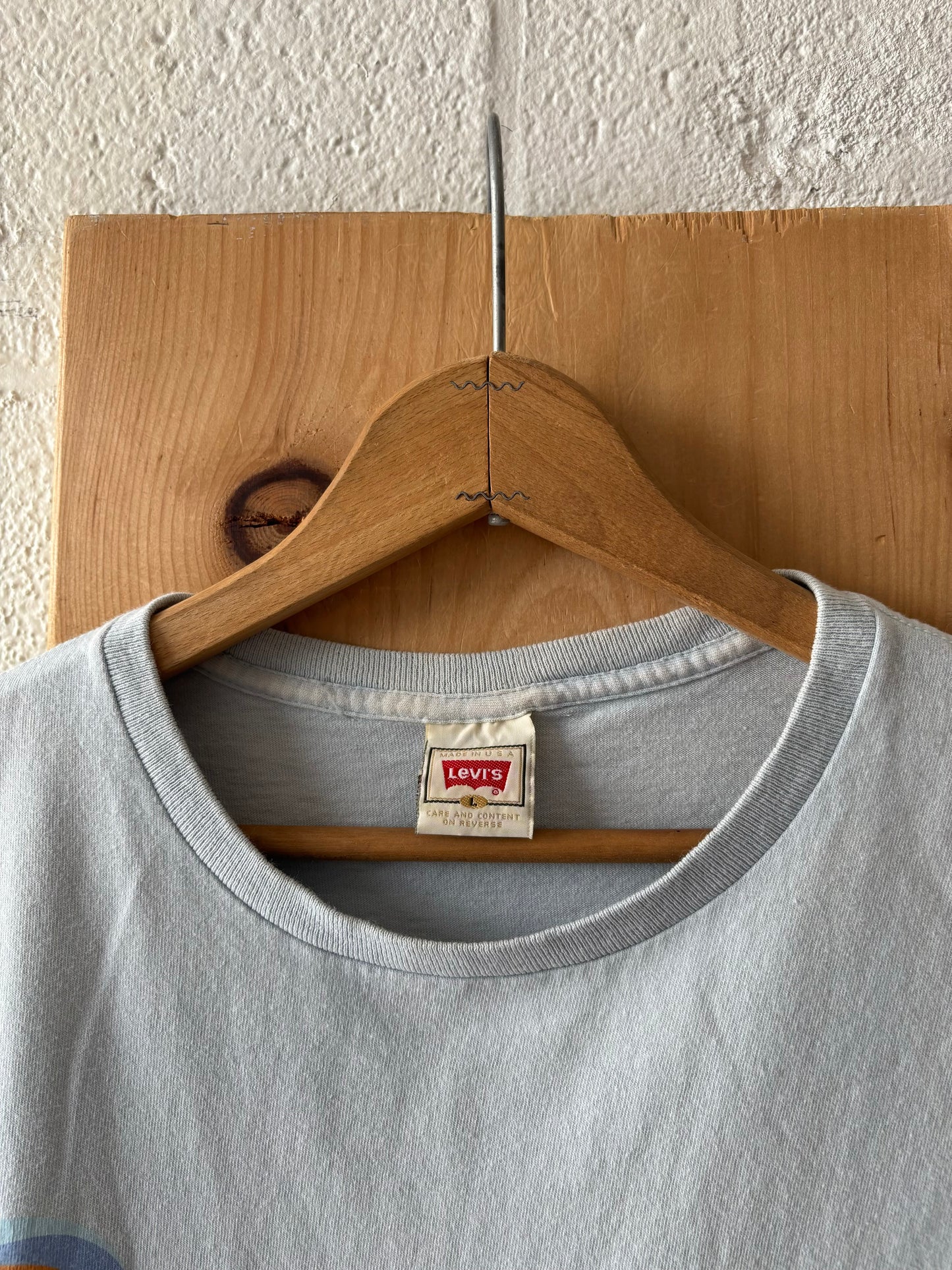 Vtg Single Stitch Levi’s Logo Tee : L
