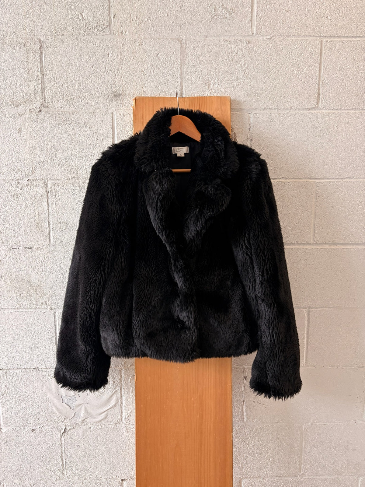 Black Faux Fur Jacket : 12