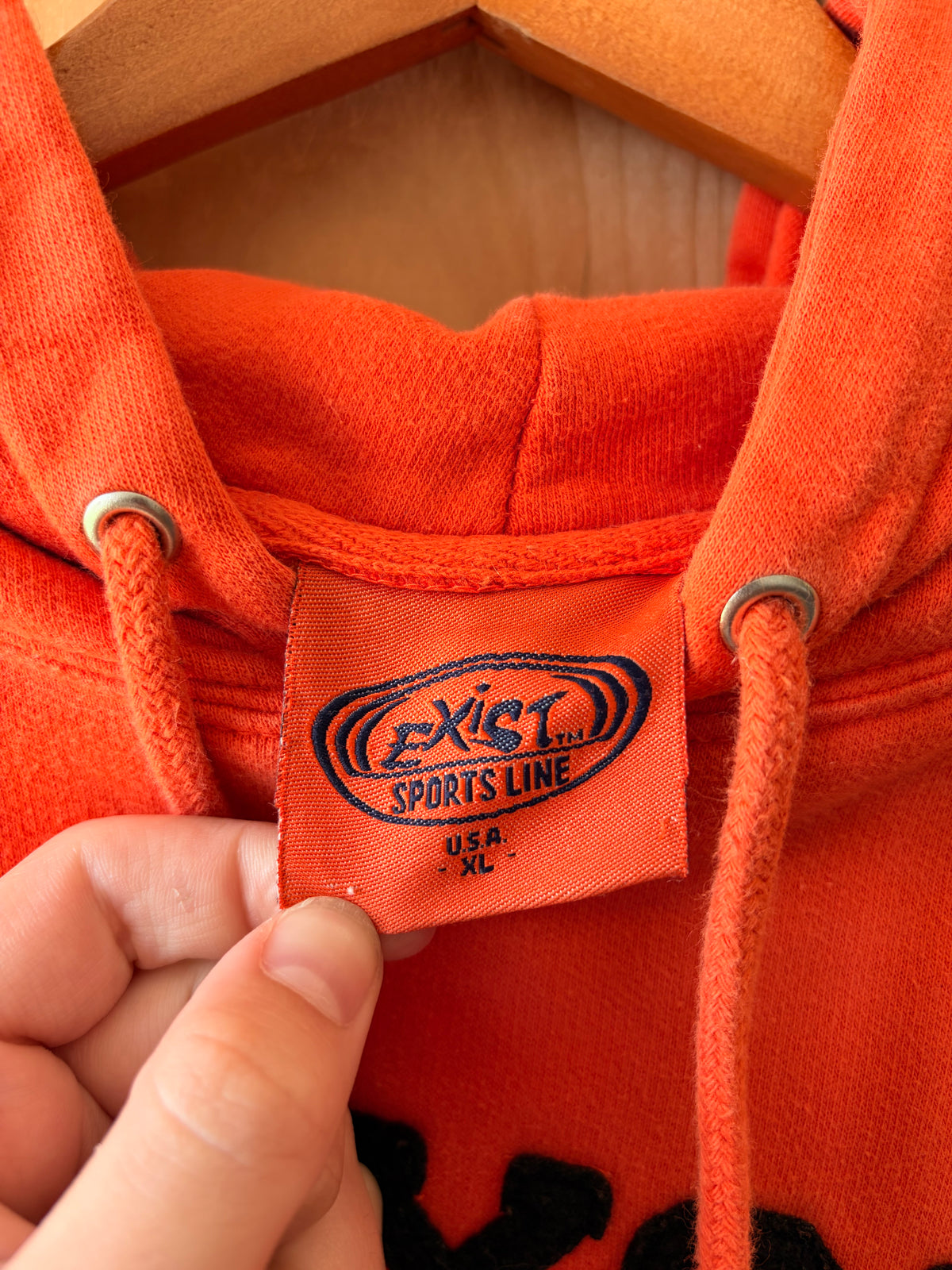 Orange New York Hoodie : XL