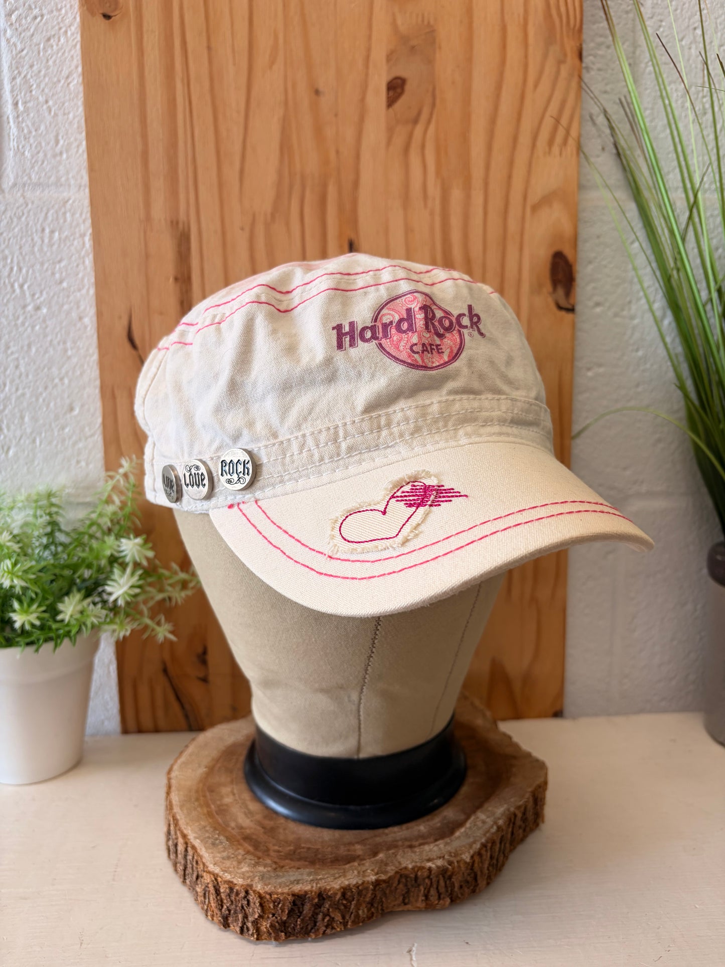Pink Y2K Hard Rock Cafe Cap