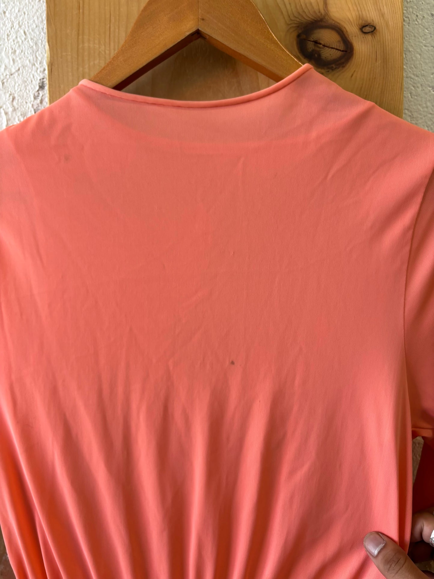 Vtg Coral Slip & Robe Set : S