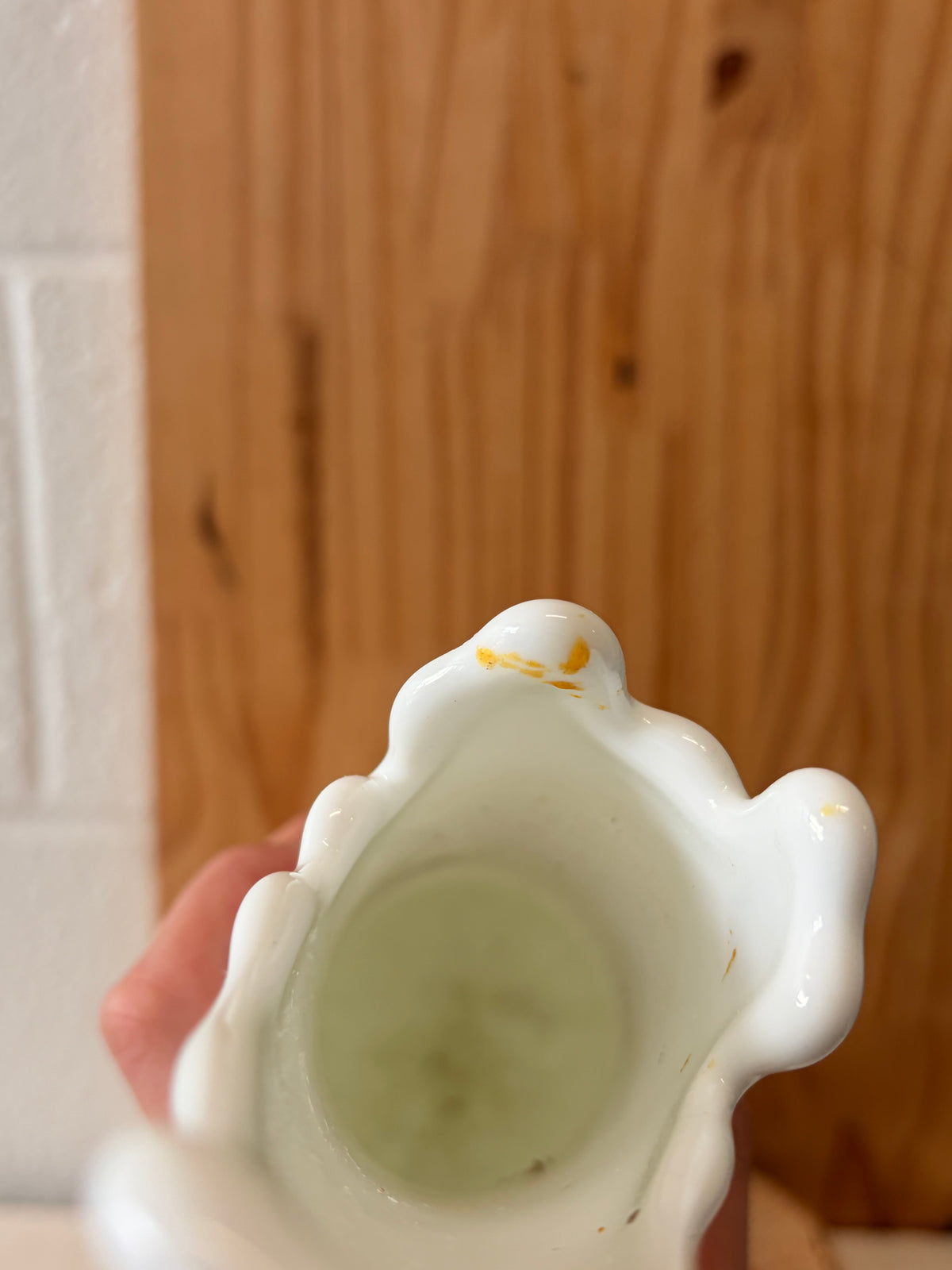 Fenton Milk Glass Tall Vase (Local Pick Up Only)