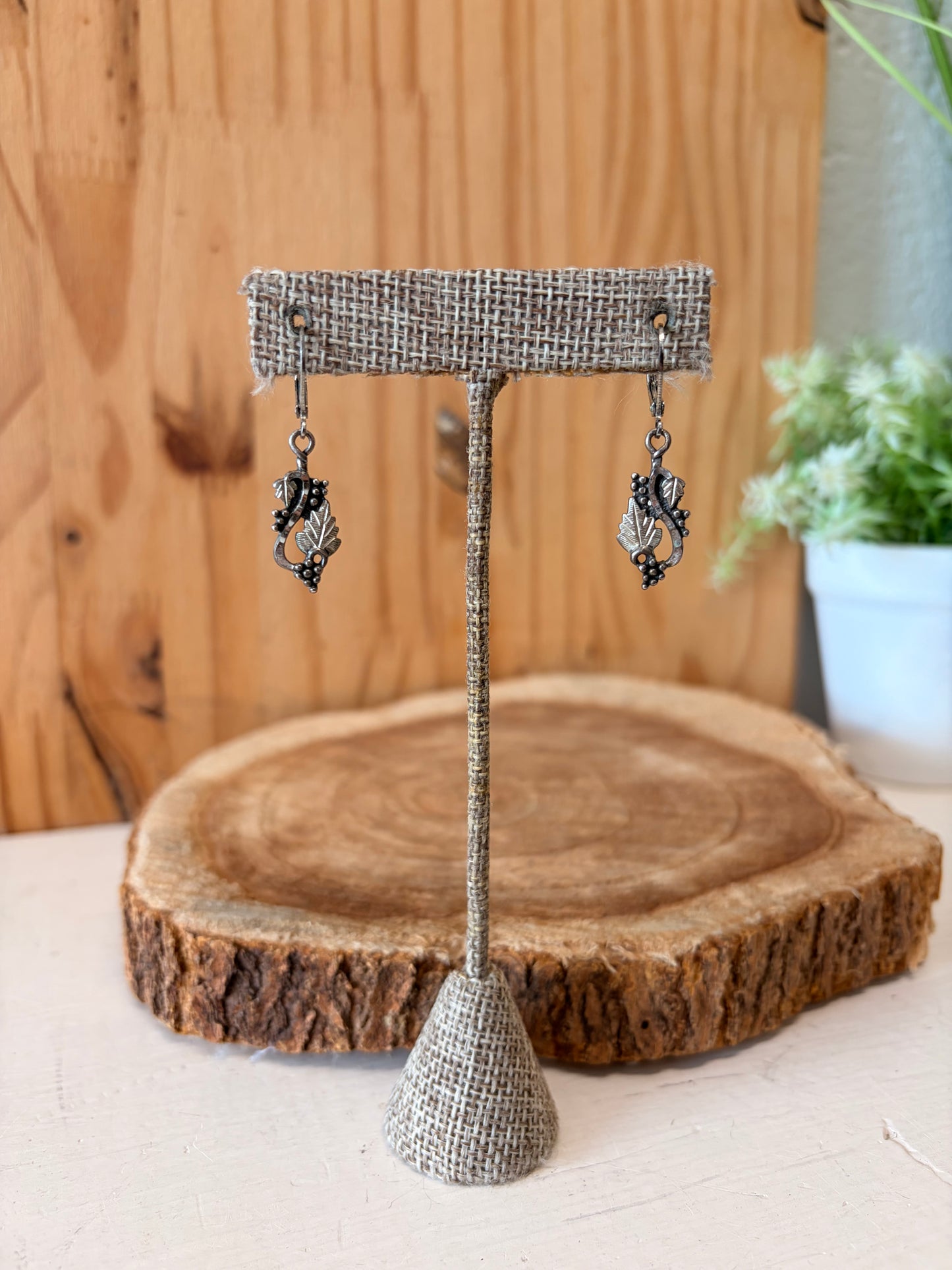 Sterling Grapevine Earrings