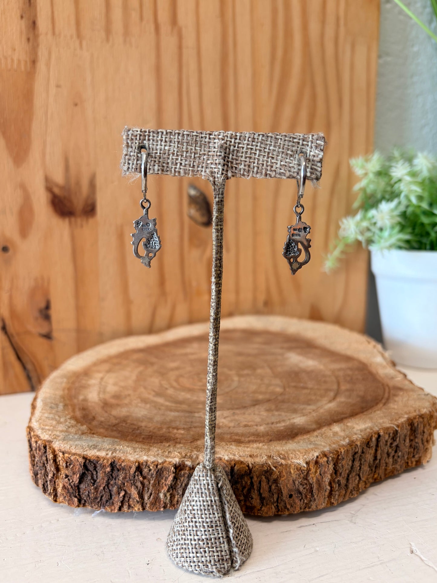 Sterling Grapevine Earrings